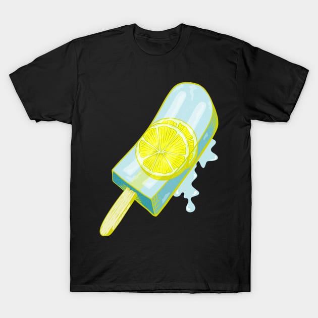 Sour lemon Ice block T-Shirt by mailboxdisco